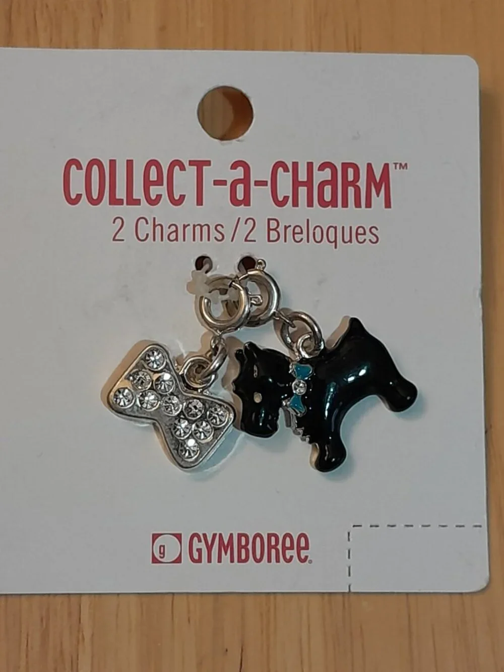 Gymboree Scotty Dog and Bow Charms Vintage 2005 Fall My Best Friend Line